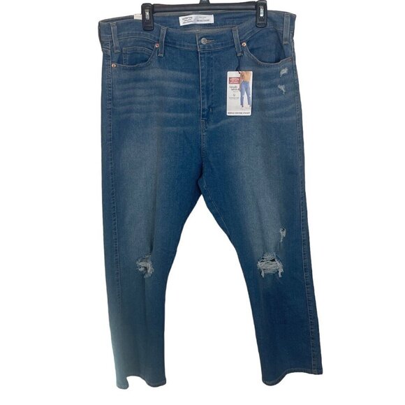 New~ Signature By Levi Strauss Co. Heritage High Rise Straight Jeans 20 / W35 - Picture 1 of 13